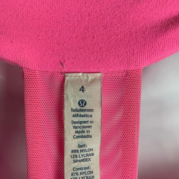 LULULEMON Apex Stripe Zing Racerback Size 4 RARE - Picture 9 of 13